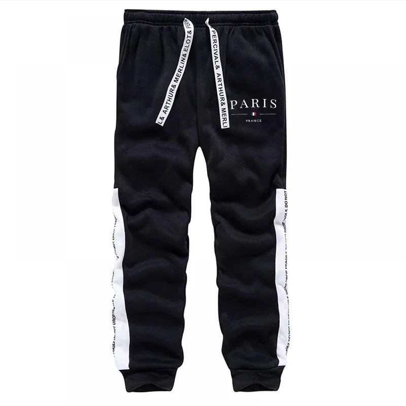 Mens Hooded Sweatshirts Versatile Casual Print Hoodie Sweatpants High Quality Jogging Sportswear Daily Dressing Men Tops Pants