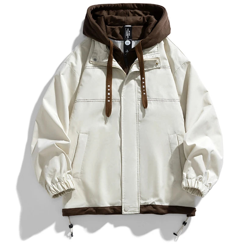Hoodies Sweatshirt Mens Spring autumn New Pure color Stand collar hooded youth Casual Hoodie Men's Casual Sweatshirts M-5XL 2323