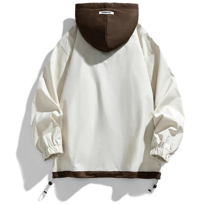 Hoodies Sweatshirt Mens Spring autumn New Pure color Stand collar hooded youth Casual Hoodie Men's Casual Sweatshirts M-5XL 2323