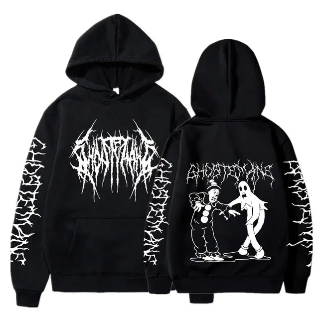 Fashion Hoodies Men Women Hip Hop Hoodies Rapper Clothing Gothic Jackets Ghostemane New Sweatshirts