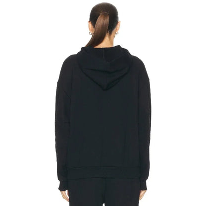 Hoodie Black Sweater Loose Casual Sports Top FWRD Niche New Long Hoodie Woman's Clothing