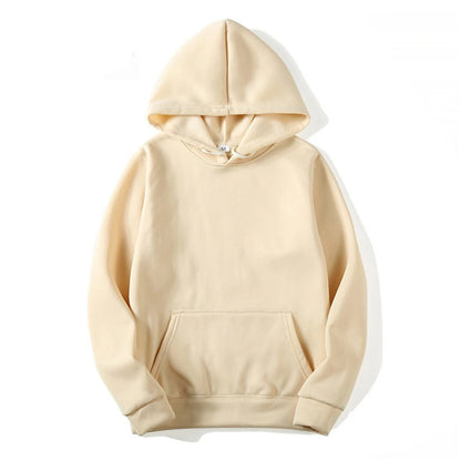 Men's Hoodies Women Pullover Spring Autumn Casual Hoodie Sweatshirts Solid Color Hoodies Oversize Black Sweatshirt For Male