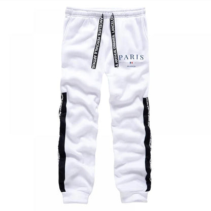 Mens Hooded Sweatshirts Versatile Casual Print Hoodie Sweatpants High Quality Jogging Sportswear Daily Dressing Men Tops Pants
