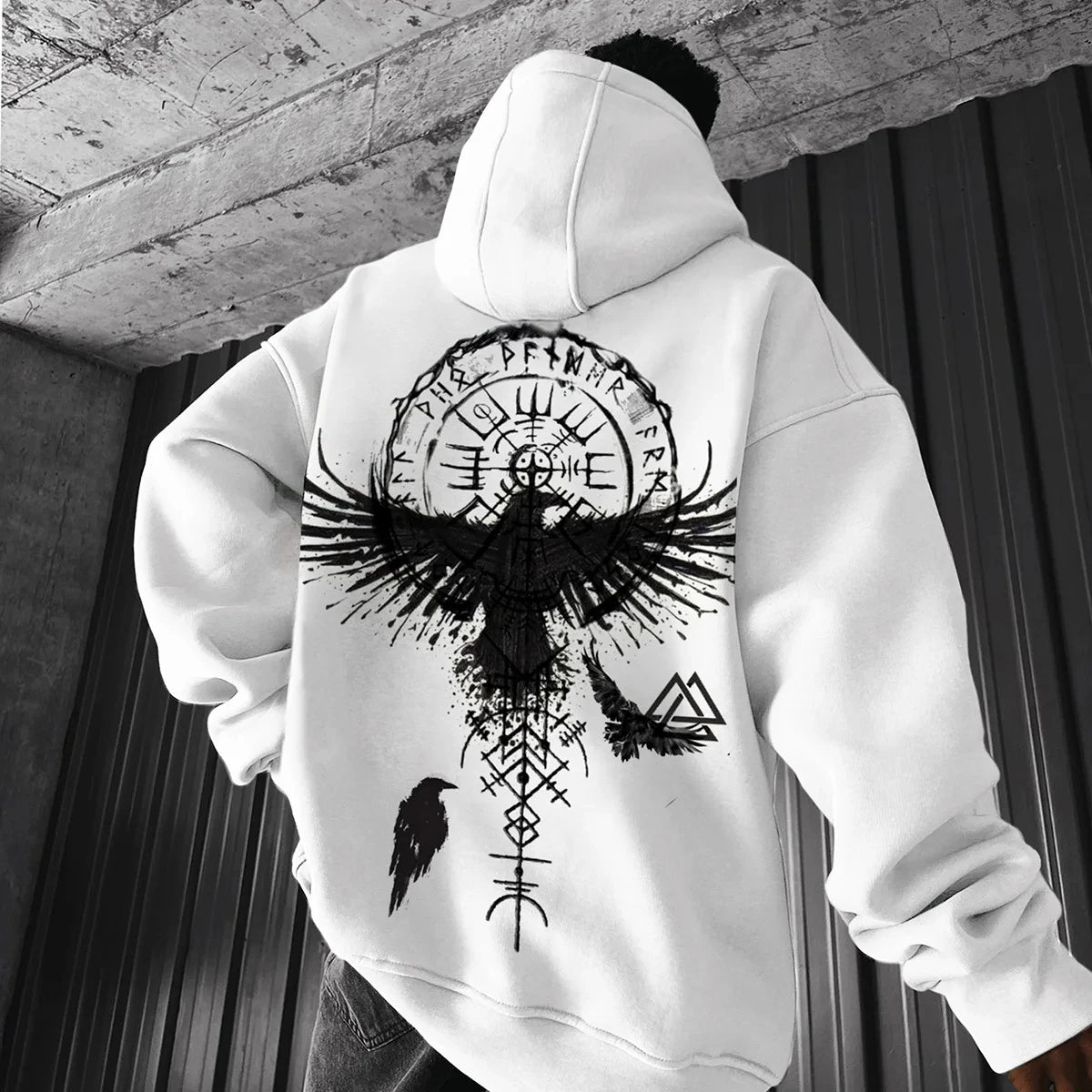 Hoodie Men Luxury Men's Sweatshirt Round Neck Hooded Shirt New Trendy Brand Printed Top With Bottoming Shirt For Autumn Wear