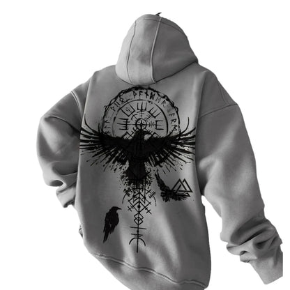 Hoodie Men Luxury Men's Sweatshirt Round Neck Hooded Shirt New Trendy Brand Printed Top With Bottoming Shirt For Autumn Wear