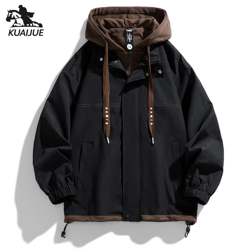 Hoodies Sweatshirt Mens Spring autumn New Pure color Stand collar hooded youth Casual Hoodie Men's Casual Sweatshirts M-5XL 2323