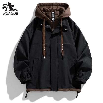 Hoodies Sweatshirt Mens Spring autumn New Pure color Stand collar hooded youth Casual Hoodie Men's Casual Sweatshirts M-5XL 2323
