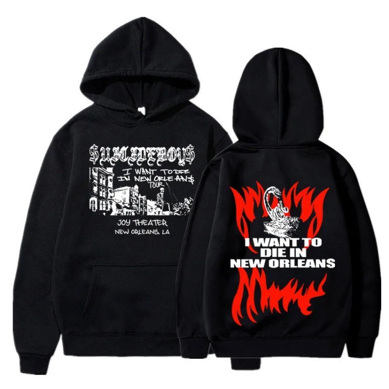 $uicideboy $hooded suicide boy, I want to die in New Orleans, super fashionable hoodie